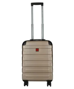 Enrico Benetti Rochester 55 cm handbagage champagne met TSA slot en vier dubbele wielen